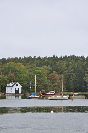 Boathouse in Fall