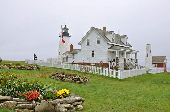 Pemmaquid Point in Fog